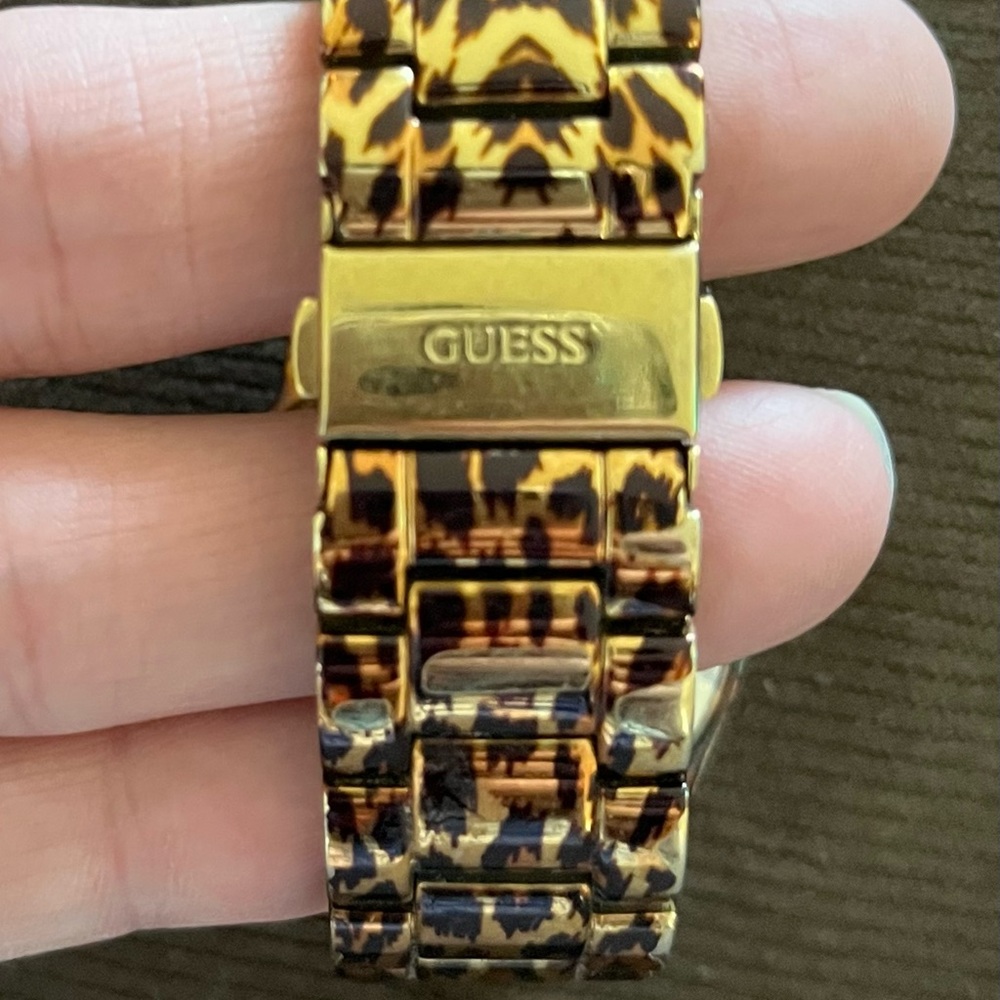 Guess Women’s Leopard Print Watch - Picture 4 of 10